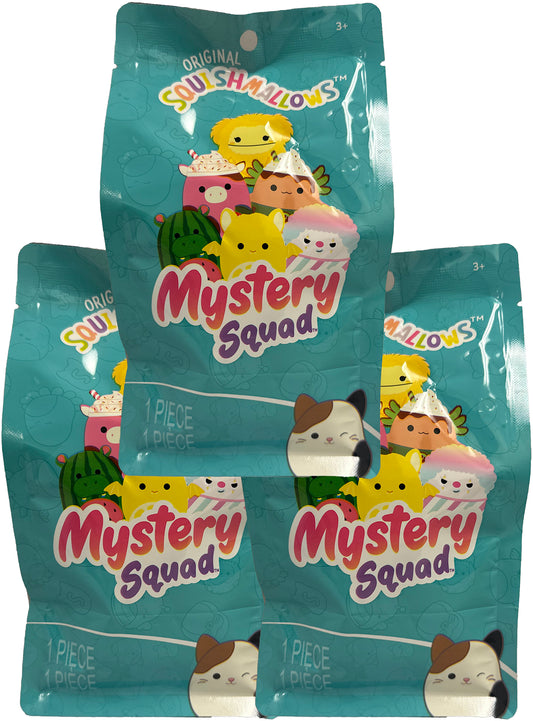 5'' Squishmallow Crossover Mystery Blind Bag - 3 Pack lot