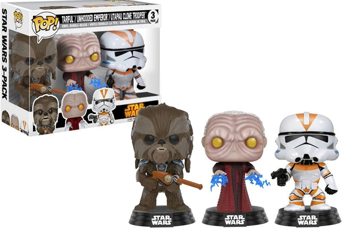 政宗3 Funko Pop Star Wars 3 Pack with Tarfful / Unhooded Emperor