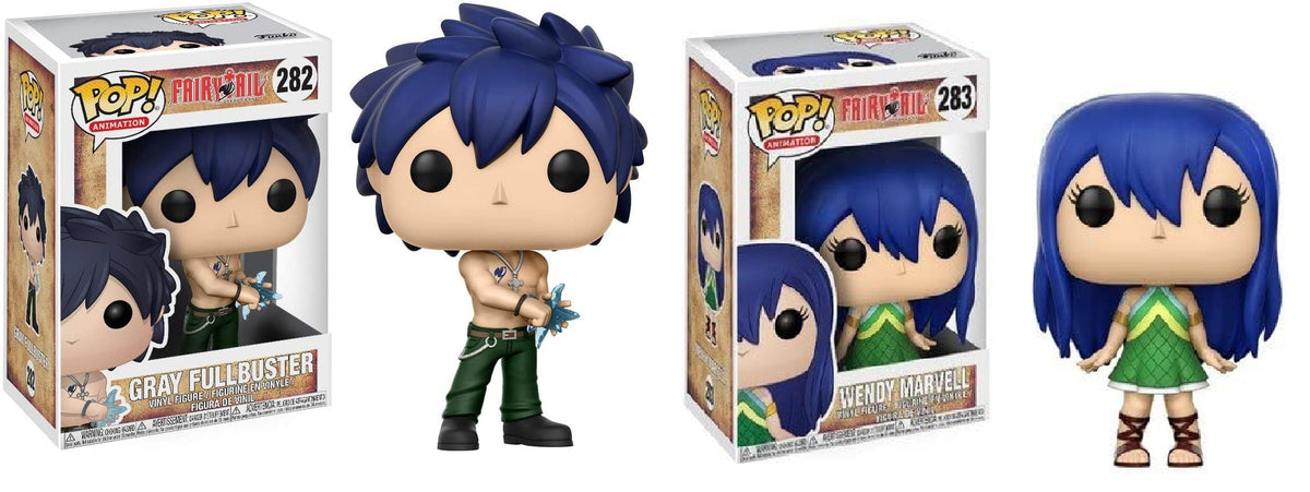 Funko Pop Anime Fairy Tail Gray Fullbuster Wendy Marvell Collecti TOY DROPS