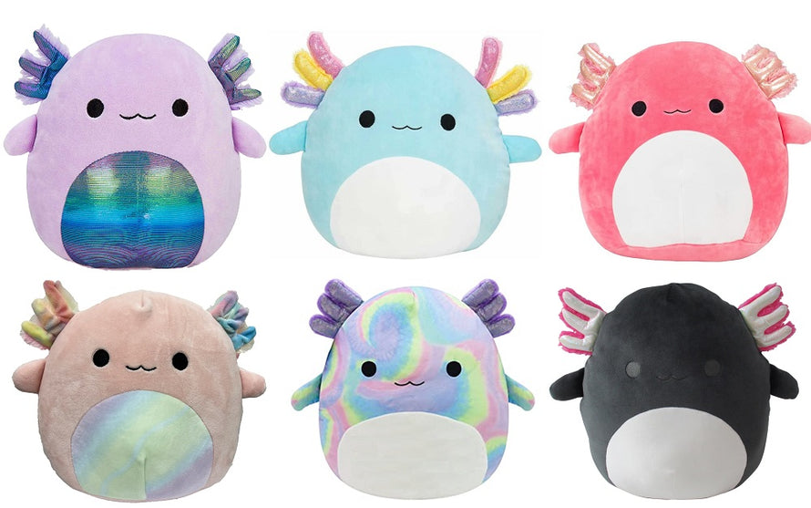 Squishmallows 8” Axolotl Collection -  Set of All 6 Characters Included.  200 sets avail