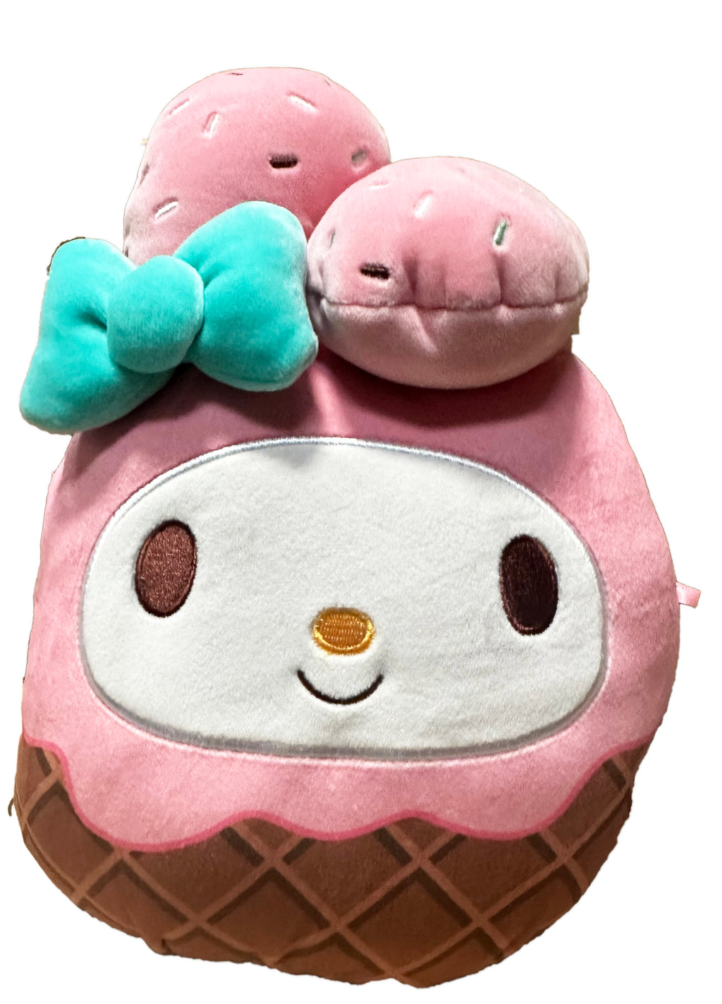 8'' SANRIO MY MELODY - PINK WITH TEAL BOW