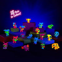 
              Littlest Pet Shop Blacklight Exclusive Blind figure FULL DISPLAY  - 24 PACKS
            