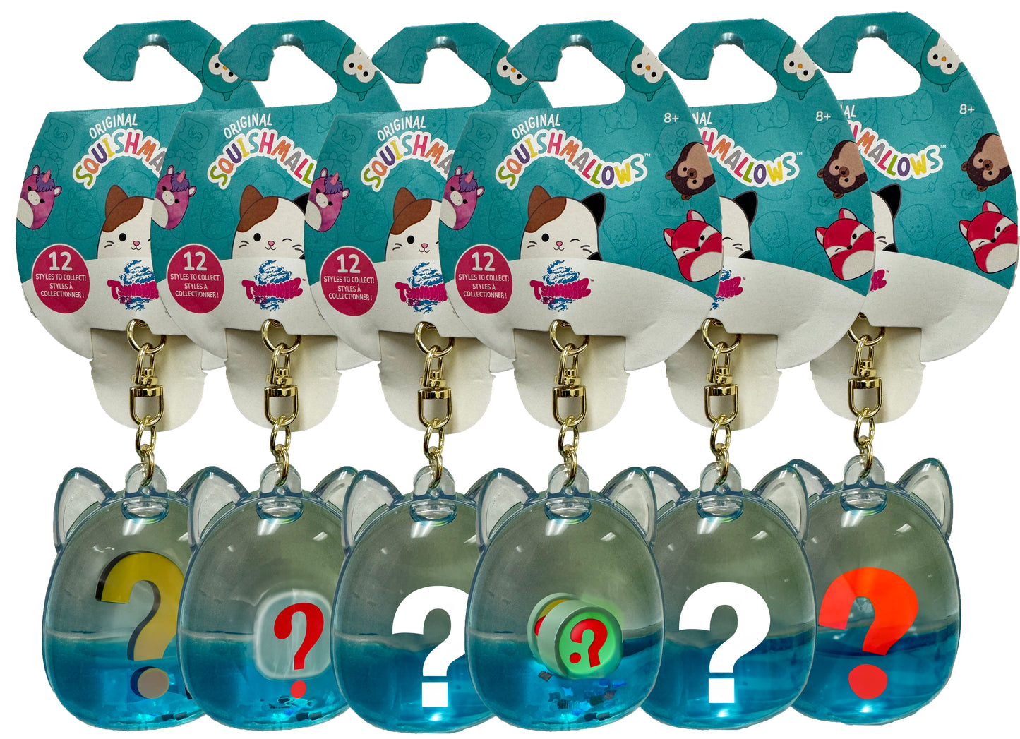 SQUISHMALLOW TSUNAMEEZ 6 PIECE RANDOM MYSTERY STYLE TOY DROPS