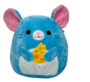 Exclusive 14'' Best of Squad - Squaz the Blue mouse eating cheese