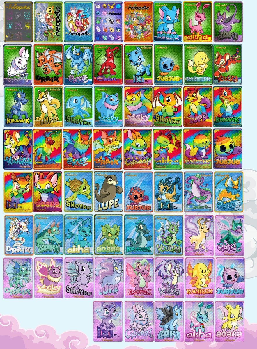 NEOPETS BLIND STICKER PACK - EXCLUSIVE IN-GAME CODE| TOY DROPS