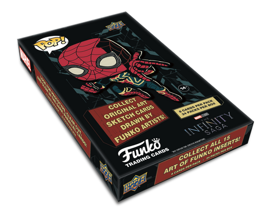 Funko Pop Marvel Trading Card Box by Upper Deck - 24 Packs Per Box