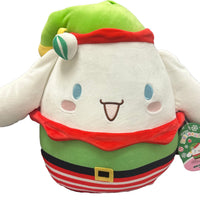10" Squishmallows Hello Kitty and Friends Christmas Collection - Cinnamoroll