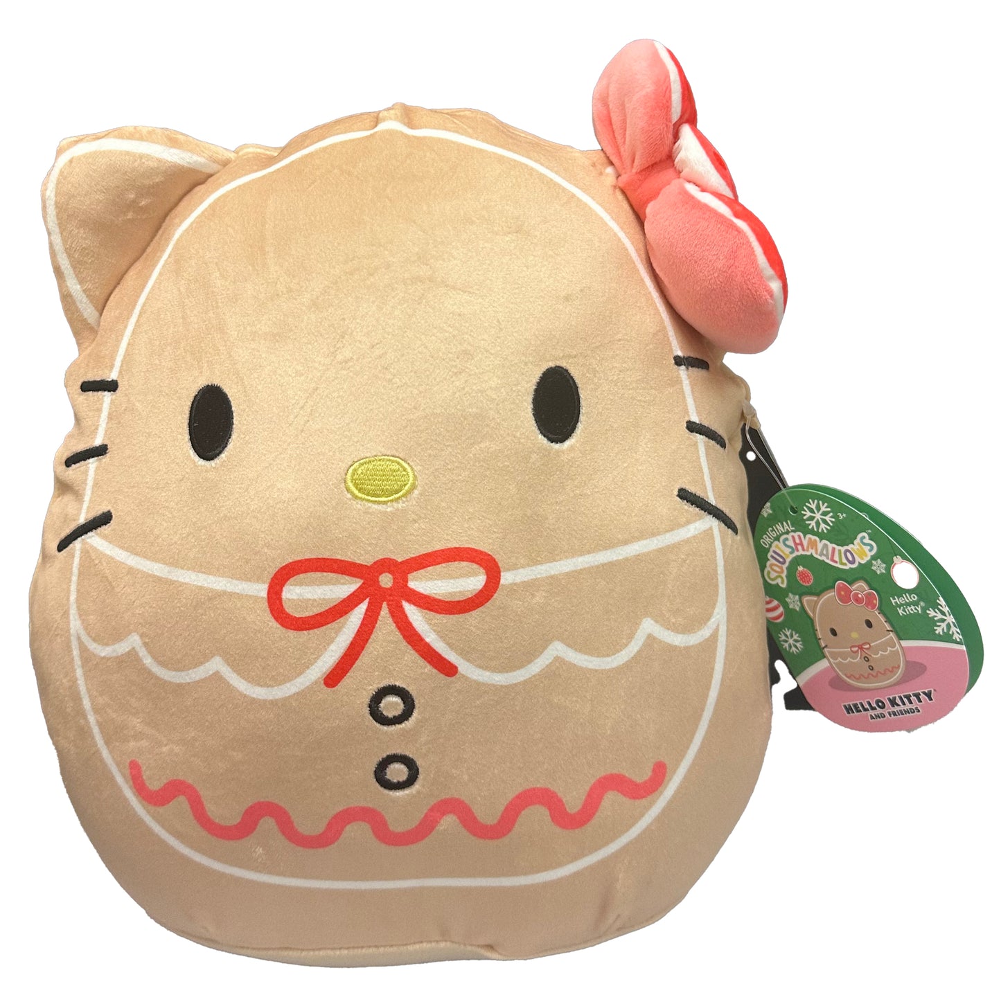 10" Squishmallows Hello Kitty and Friends Christmas Collection - Hello Kitty