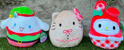 10" Squishmallows Hello Kitty and Friends Christmas Collection - Set of 3