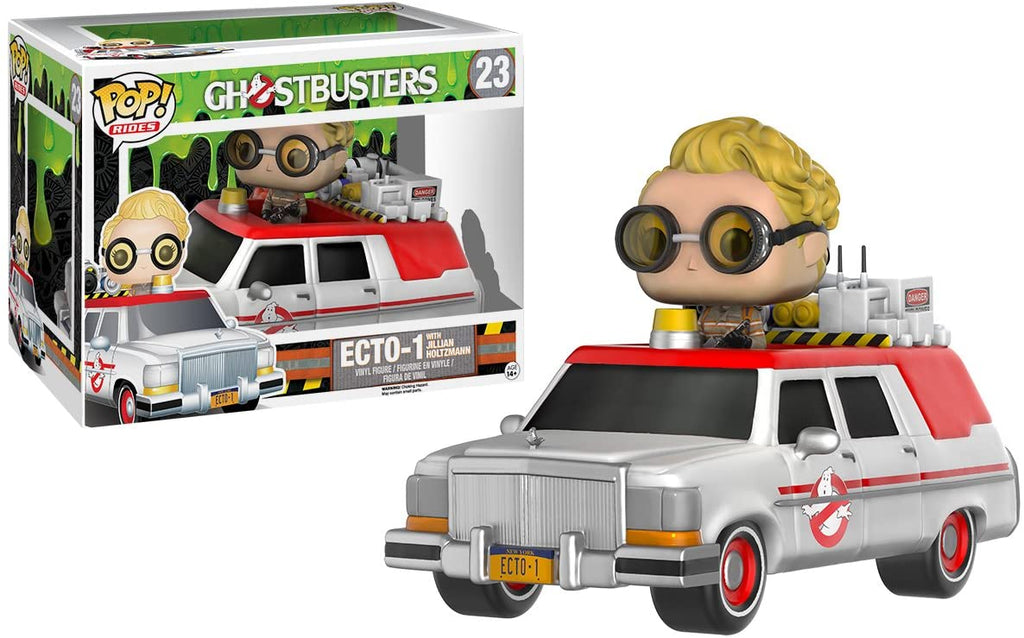 Funko POP Rides: Ghostbusters 2016 - Ecto-1 Action Figure with Jillian  Holtzmann