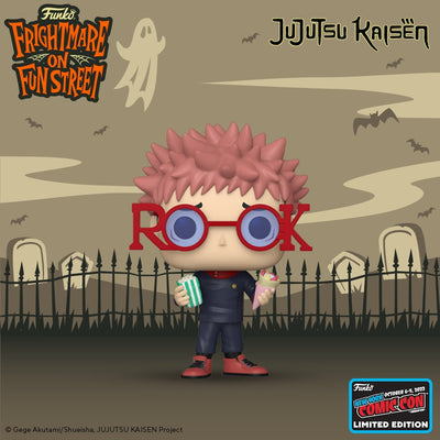 Funko Pop 2022 NYCC Exclusive Jujutsu Kaisen Itadori with Glasses with Exclusive Sticker. - Ships in October