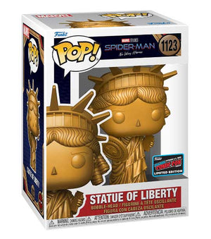 Funko Pop 2022 NYCC Exclusive Spider-Man's Statue of Liberty with Shield - Lady Liberty with Exclusive Sticker. - Ships in October