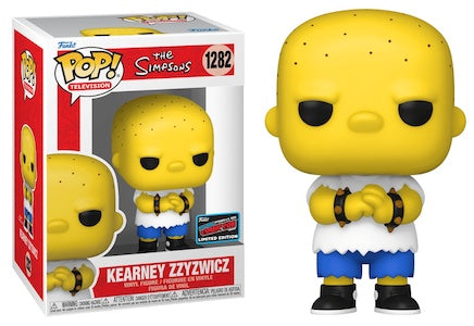 Funko Pop 2022 NYCC Exclusive The Simpsons Kearney with Exclusive Sticker. - Ships in October