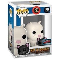 Funko Pop 2022 NYCC Exclusive Pixars Kit & Doggy Kitbull with Exclusive Sticker. - Ships in October