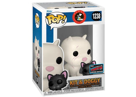 Funko Pop 2022 NYCC Exclusive Pixars Kit & Doggy Kitbull with Exclusive Sticker. - Ships in October