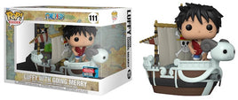 Funko Pop 2022 NYCC Exclusive One Piece - Luffy with Going Merry with Exclusive Sticker. - Ships in October