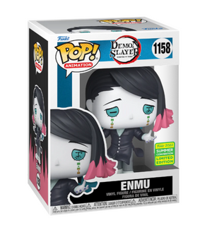 Funko Pop 2022 SDCC Shared Summer Exclusive Demon Slayer Enmu with Exclusive Sticker