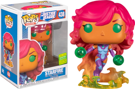 Funko Pop 2022 SDCC Shared Summer Exclusive Justice League Starfire with Exclusive Sticker