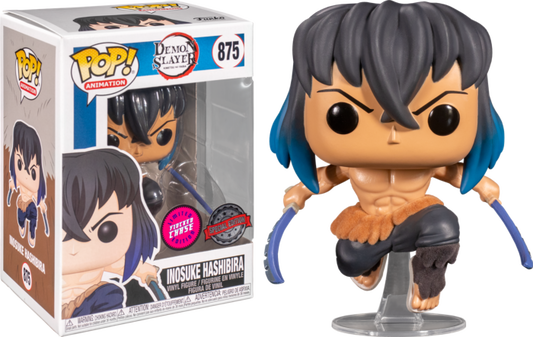 Funko Pop Demon Slayer Exclusive Inosuke Hashibira "CHASE" Variant with Special Edition Sticker