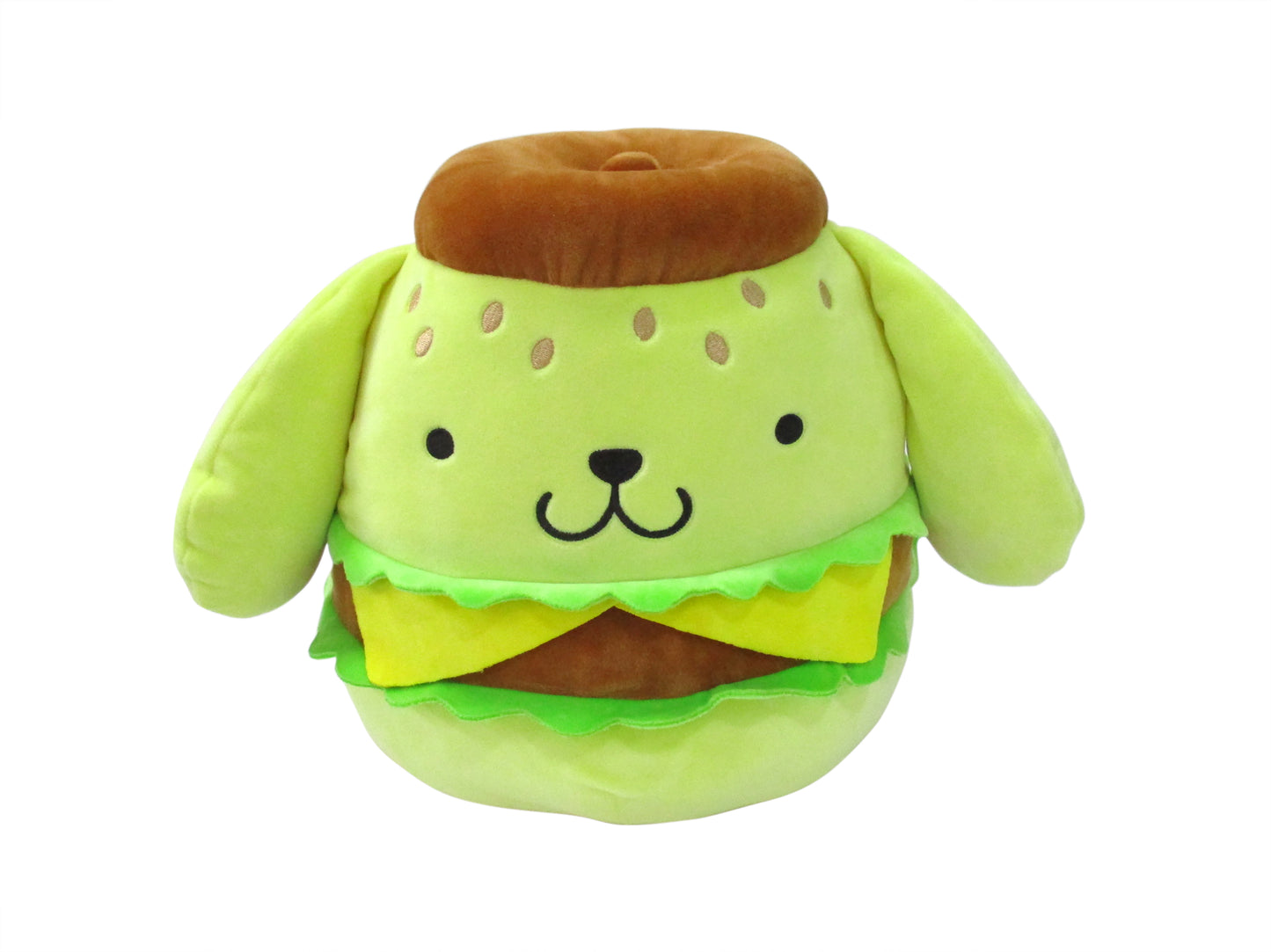 Squishmallow 12" Super Soft Mochi Squishy Plush Toy - Hello Kitty Burger Pom Pom Purin