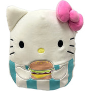8" Squishmallows Hello Kitty & Friends Food Truck Collection - Hello Kitty with Hamburger