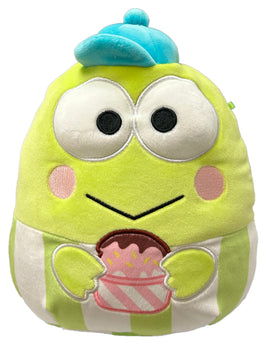 8" Squishmallows Hello Kitty & Friends Food Truck Collection - Keroppi with Cupcake