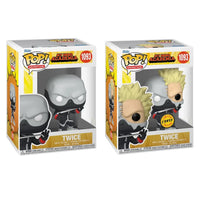 Funko Pop My Hero Academia Twice Exclusive and "CHASE" Version Variant with Special Edition Sticker Set of 2