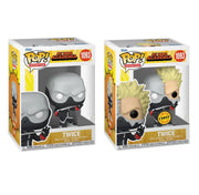 Funko Pop My Hero Academia Twice Exclusive and "CHASE" Version Variant with Special Edition Sticker Set of 2