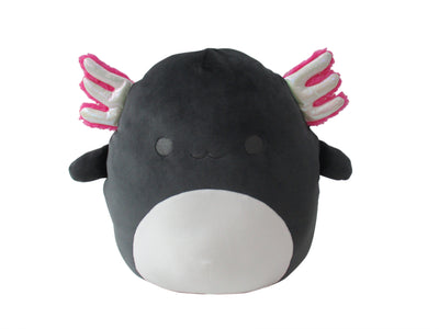 SQUISHMALLOW 12'' EXCLUSIVE BLACK WITH PINK EARS AXOLOTL - JAELYN