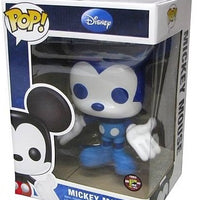 Funko Pop Disney Mickey Mouse 9" Vaulted Grail Dark Blue / Light Blue and White SDCC 2012 Exclusive - Only 480 Made "NOT IN MINT CONDITION" PACKAGE HAS SOME WEAR - NO RETURNS ALLOWED