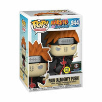 Funko Pop Exclusive Naruto - Pain Almighty Push Glow in the Dark with Chalice Collectibles Exclusive sticker.