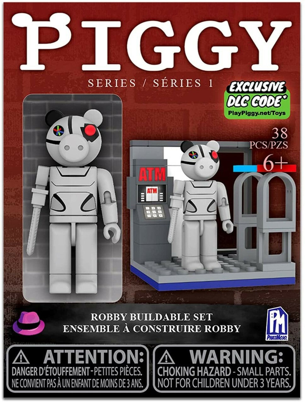 PIGGY - Robby Action Figure (3.5 Buildable Toy, Series 2) [Includes DLC]