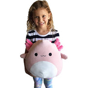 SQUISHMALLOWS 12" Super Soft Mochi Squishy Plush Toy - Archie The Pink Axolotl Plushie