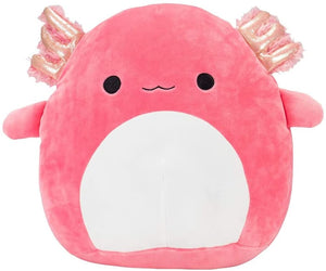 Squishmallows 8” Axolotl Collection Archie the Hot Pink Axolotl with Shinny Ears