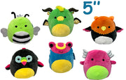 Squishmallows 5” Exclusive BlackLight Collection Set of All 6 Characters
