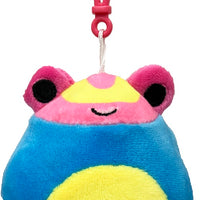 Squishmallows 3.5" Exclusive BlackLight Collection Wamina the Frog - Hanger Clip