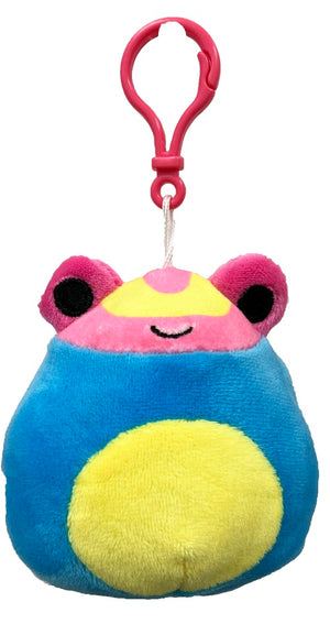 Squishmallows 3.5" Exclusive BlackLight Collection Wamina the Frog - Hanger Clip