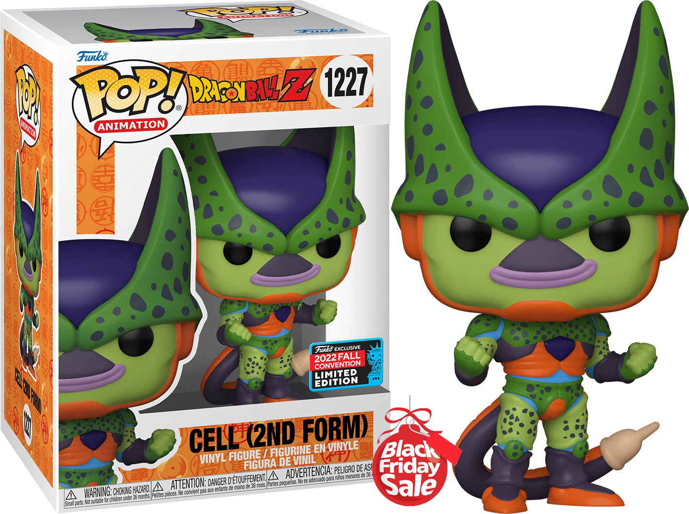 Funko Pop Dragon ball Z Cell 2ND Form Exclusive with NYCC