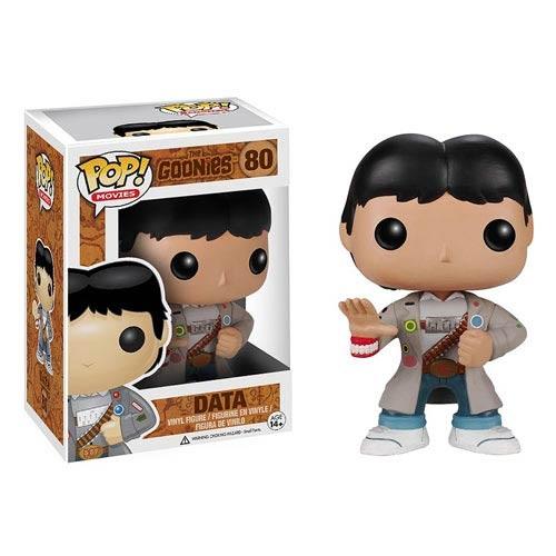 Funko POP Movies: Goonies Data Action Figure - "NOT IN MINT CONDITION" PACKAGE HAS SOME WEAR - NO RETURNS ALLOWED