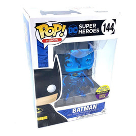 Funko Pop Metallic Blue Batman Toy Tokyo Exclusive