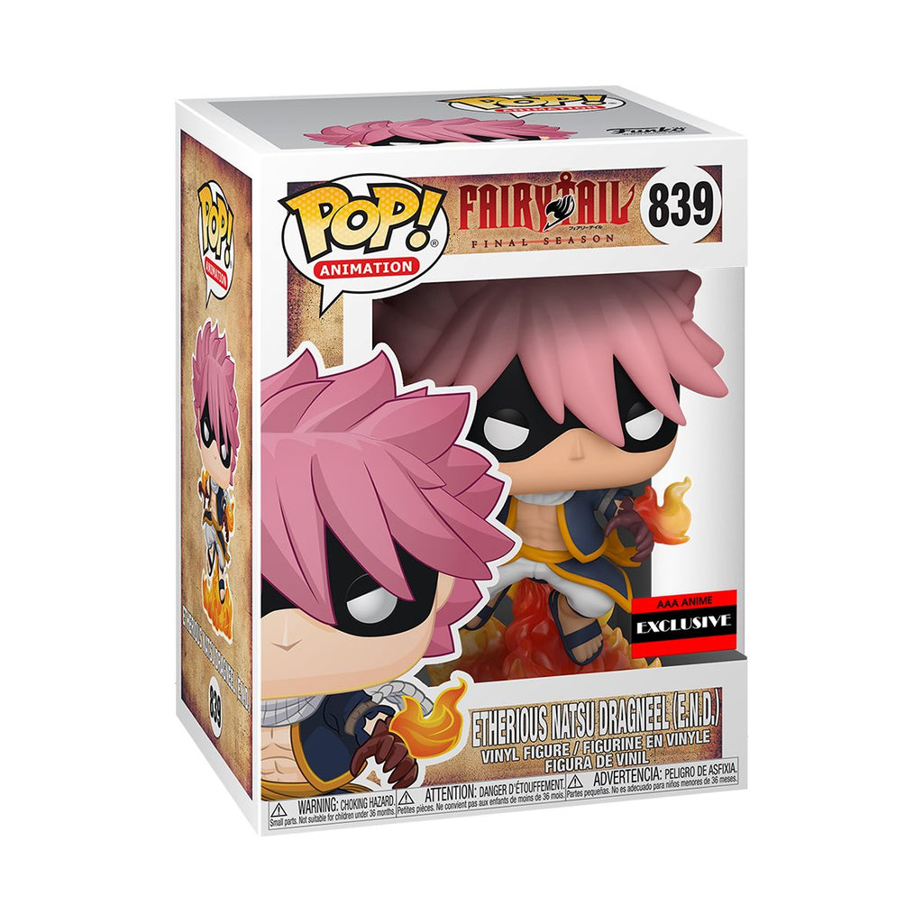 Funko Pop Fairy Tail Etherious Natsu Dragnell E.N.D. Exclusive