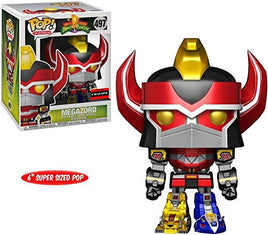 Funko Pop Power Rangers 6" Super-Sized Metallic Megazord AAA Exclusive