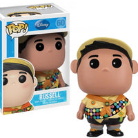 Funko Pop Disney's Pixar Up Russell with Disney Japan Sticker and upc on the bottom of packaging