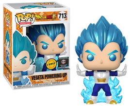 Funko Pop Dragon Ball Z Vegeta Powering Up "Metallic CHASE" Exclusive with SPECIAL EDITION sticker