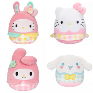 8” Hello Kitty Squishmallows Easter Collection – set of all 4 characters