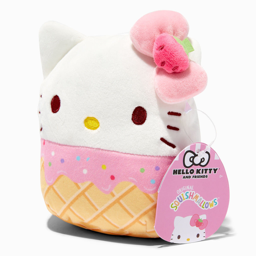 5” Squishmallows Sanrio Hello Kitty Ice Cream | TOY DROPS