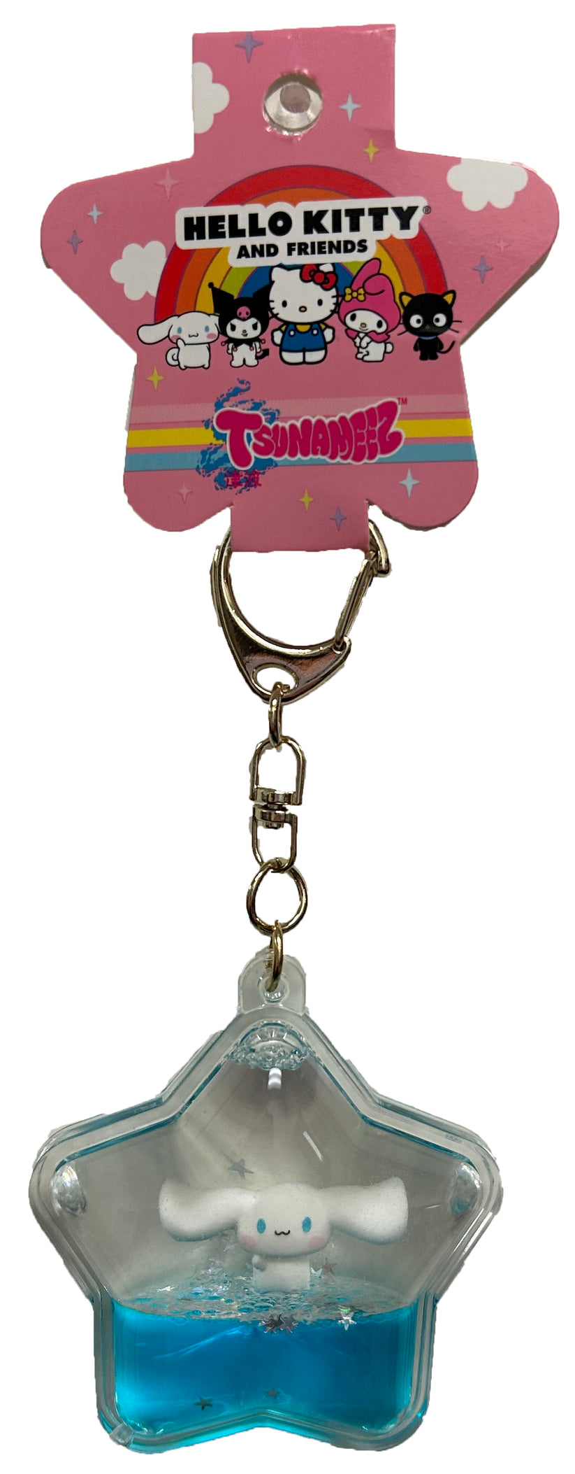 Hello Kitty Tsunameez Acrylic Keychain Figure Charm Cinnamoroll TOY