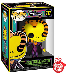 Funko Pop Nightmare Before Christmas Jack Skellington with Snake Blacklight Exclusive – No Sticker