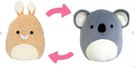 Squishmallow Kellytoy 2020 Flip-A-Mallows #2 12'' Plush Toy (12" Keely The Kangaroo & Kirk The Koala)