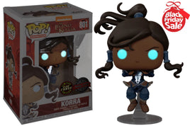 Funko Pop Legend of Korra  Exclusive Korra Glow in the Dark “CHASE” Version with Special Edition Sticker.